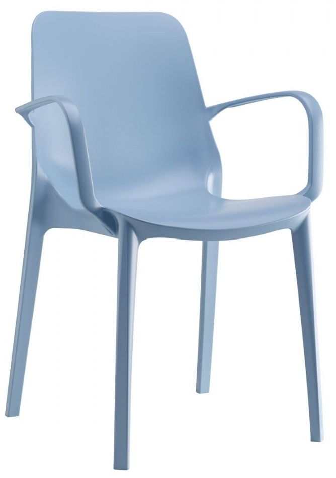 SCAB - Židle GINEVRA s područkami - modrá - 