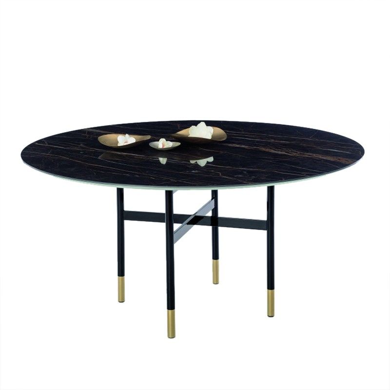 BONTEMPI - Kulatý stůl Glamour, Ø 150/180 cm - 