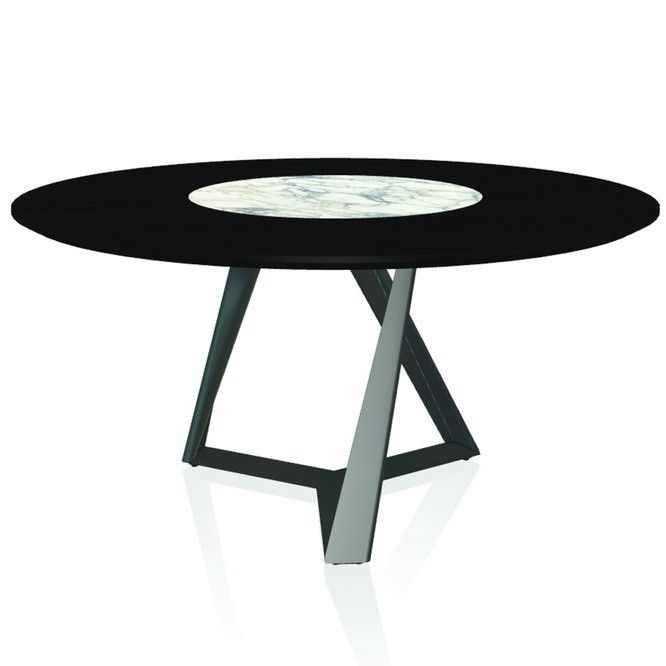 BONTEMPI - Kulatý stůl Millennium s otočným tácem, Ø 150 cm - 