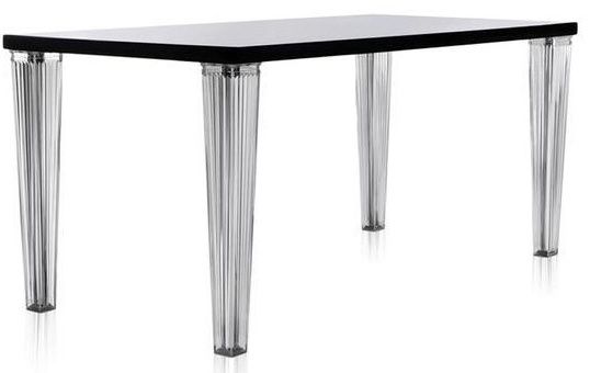 Kartell - Stůl TopTop Glass - 160x80 cm - 