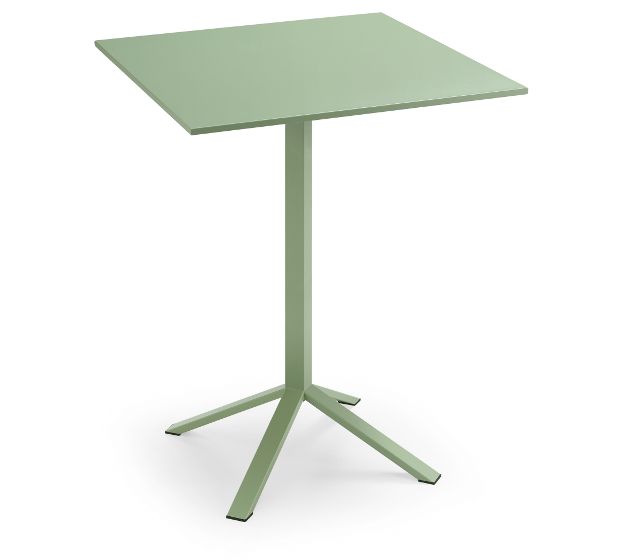 MIDJ - Celokovový hranatý stůl SQUARE, výška 107 cm - 