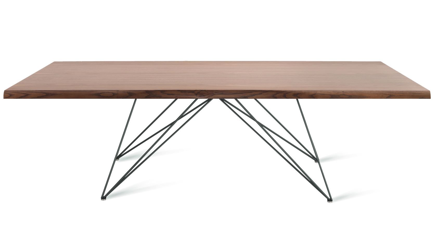 RIFLESSI - Stůl PEGASO se dřevěnou deskou (50mm) - 