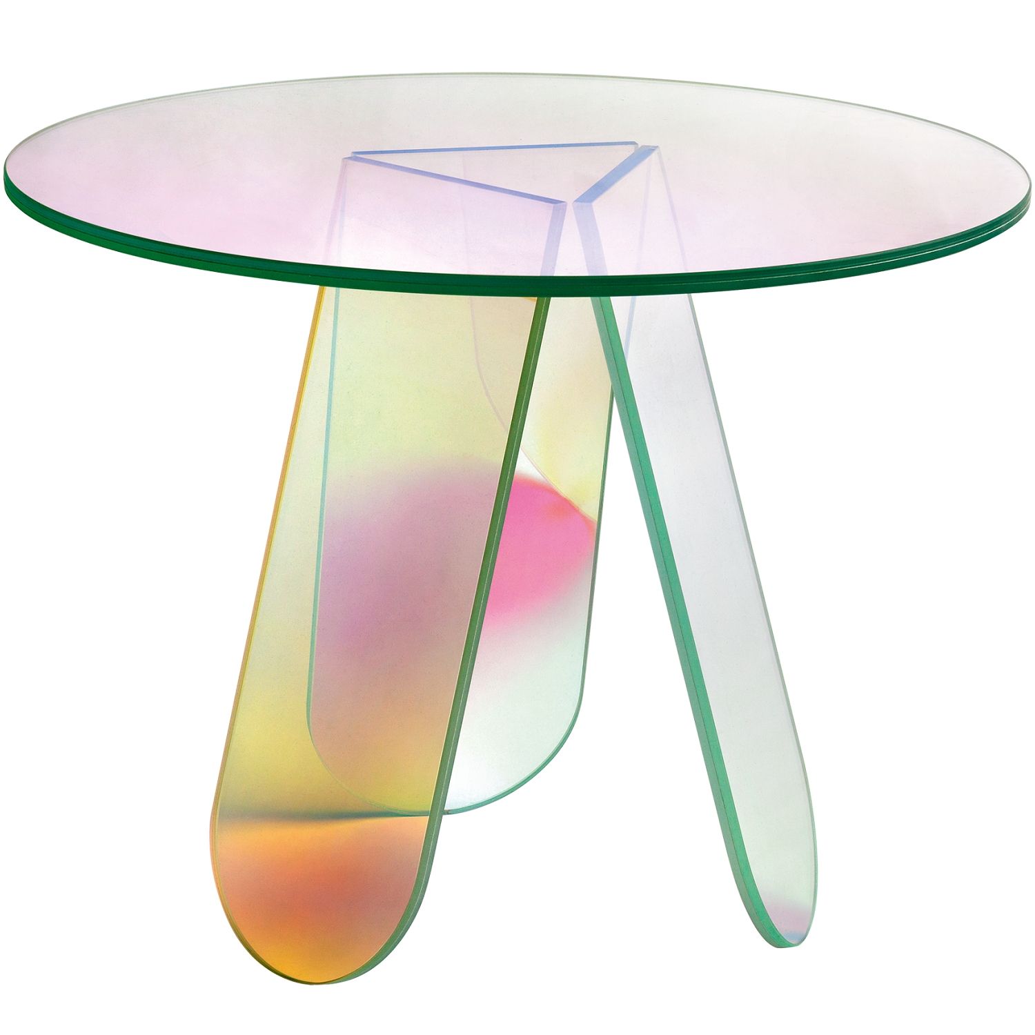 Glas Italia designové jídelní stoly Shimmer (průměr 95 cm) - DESIGNPROPAGANDA