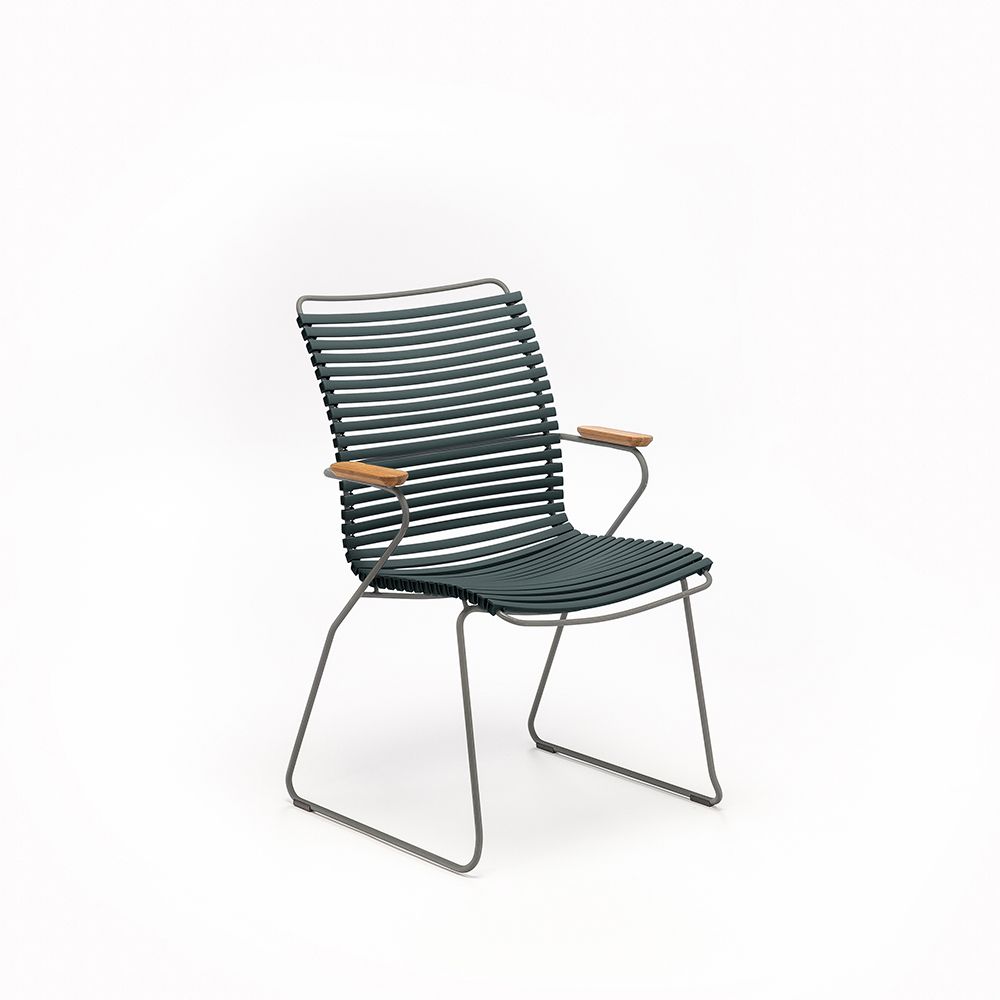 Houe Denmark - Židle CLICK s područkami vyšší, zelená - 