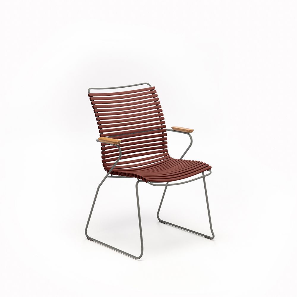 Houe Denmark - Židle CLICK s područkami vyšší, červená - 