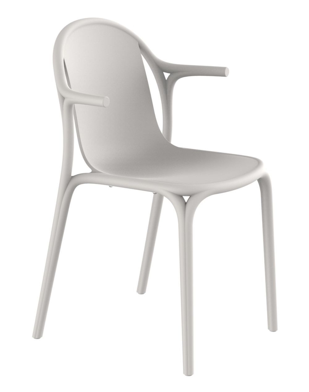 VONDOM - Židle BROOKLYN s područkami - bílá - 