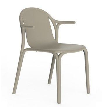VONDOM - Židle BROOKLYN s područkami - béžová - 