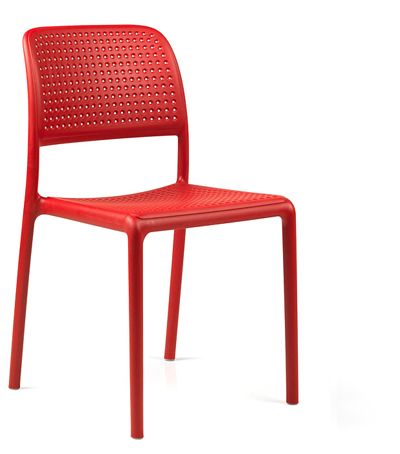 NARDI GARDEN - Židle BORA BISTROT červená - 