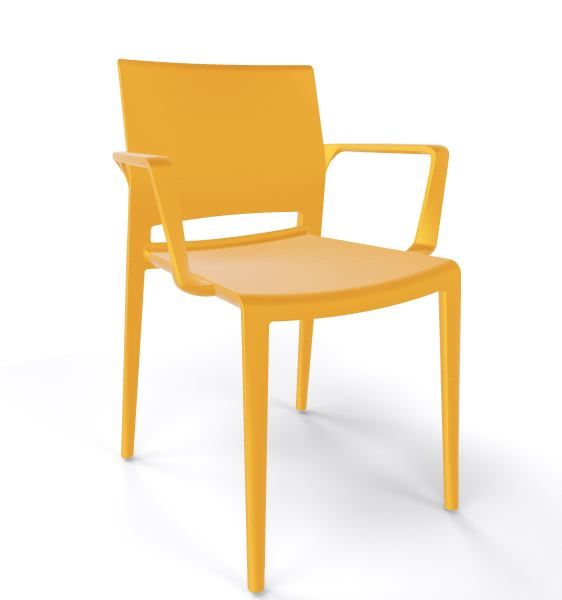GABER - Židle BAKHITA B, žlutá - 