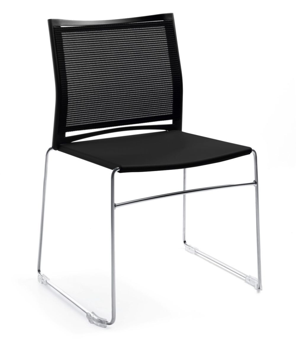 ProfiM - Židle ARIZ 555V se síťovaným opěrákem a ližinovou podnoží - 