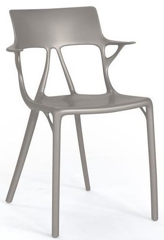 Kartell - Židle A. I. metalická šedá - 
