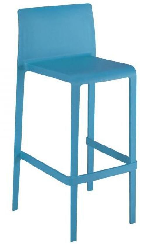 PEDRALI - Vysoká barová židle VOLT 678 DS - modrá - 