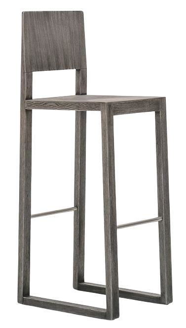 PEDRALI - Vysoká barová židle BRERA 386 DS - wenge - 