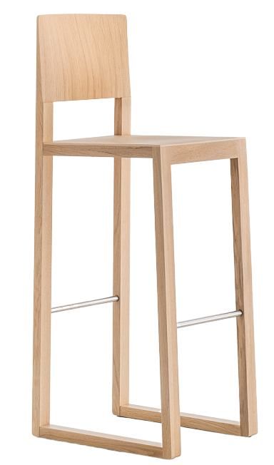 PEDRALI - Vysoká barová židle BRERA 386 DS - bělený dub - 