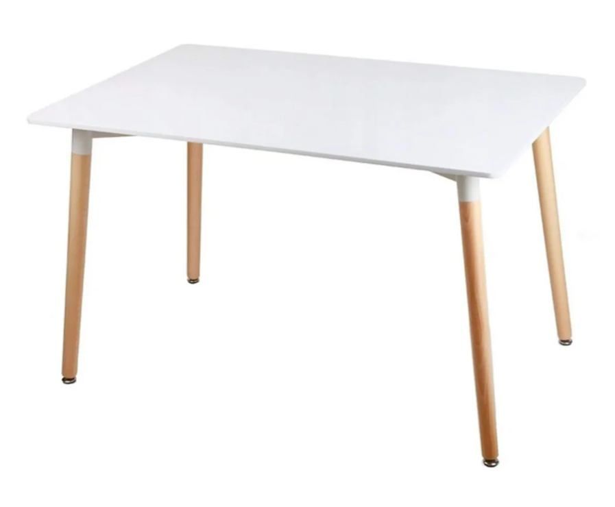 Bílý jídelní stůl BERGEN 100x70 cm - Výprodej Povlečení