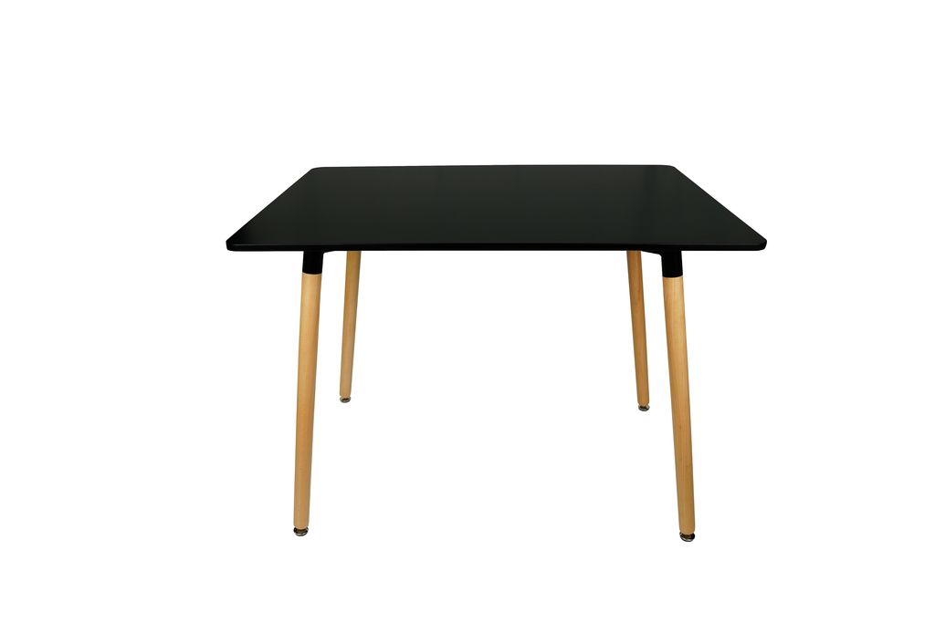 Černý jídelní stůl BERGEN 100x70 cm - Výprodej Povlečení