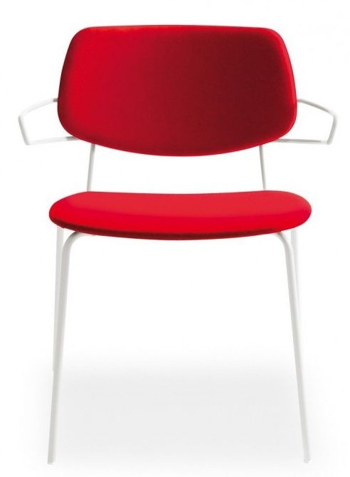 BILLIANI - Čalouněná židle s kovovou podnoží DOLL STEEL 561 - 