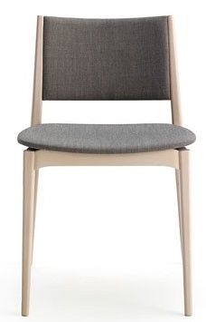 BILLIANI - Dřevěná židle s čalouněným sedákem a opěradlem BLAZER 634 - 
