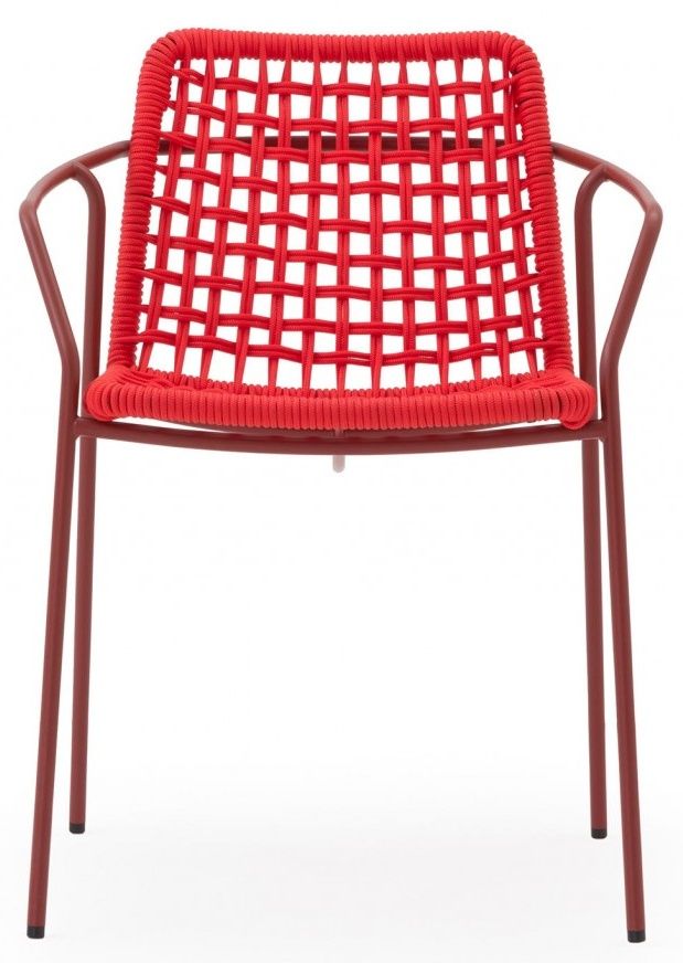 BILLIANI - Kovová židle s vyplétaným sedákem SEY 691 - 