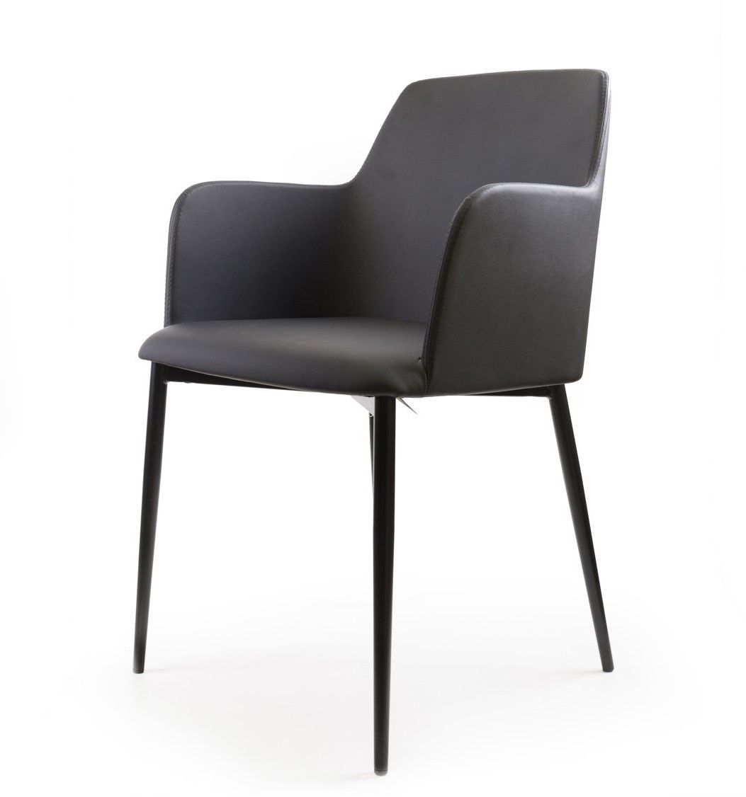 BONTEMPI - Židle Margot s područkami, kovová podnož - 