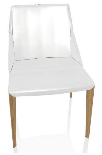 BONTEMPI - Židle Sally s dřevěnou podnoží - 