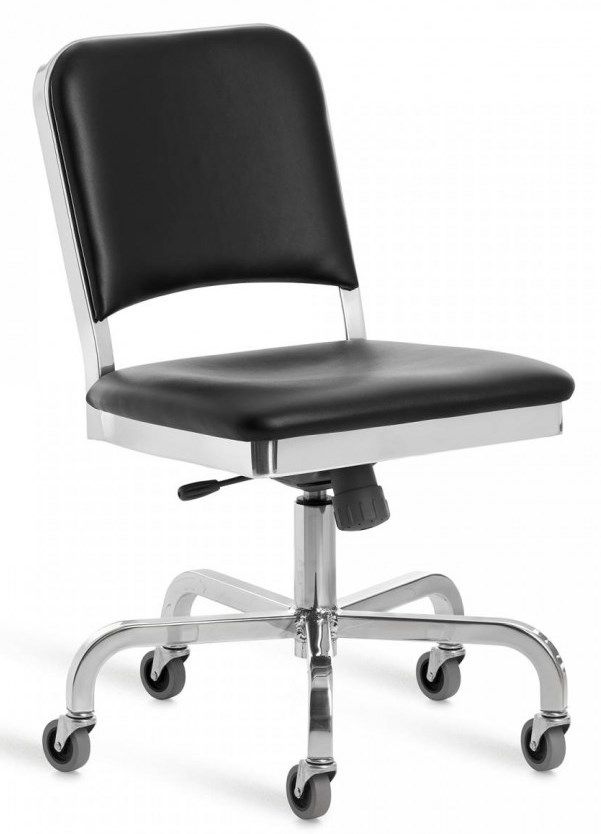 EMECO - Čalouněná židle na kolečkách NAVY - 