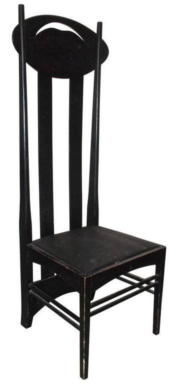 FUNZIONALISMO - Jídelní židle CHARLES MACKINTOSH ART. E/45/S - 