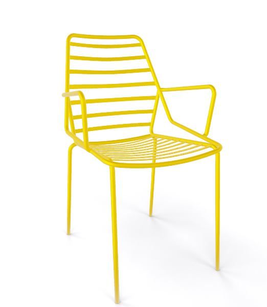GABER - Židle LINK B, žlutá - 