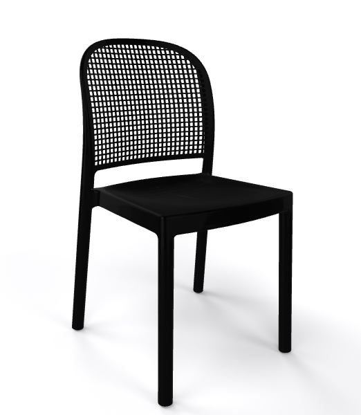 GABER - Židle PANAMA, černá - 