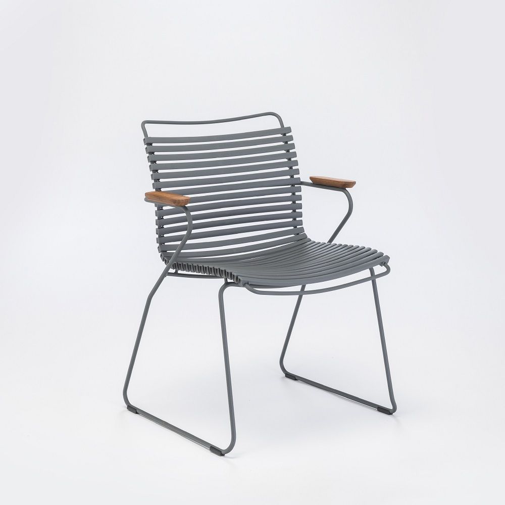 Houe Denmark - Židle CLICK s područkami, tmavě šedá - 