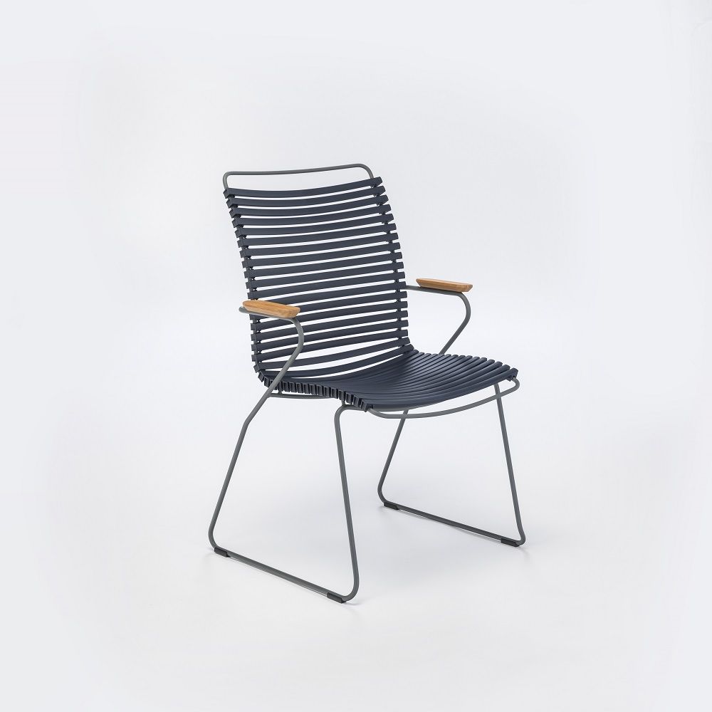 Houe Denmark - Židle CLICK s područkami vyšší, tmavě modrá - 