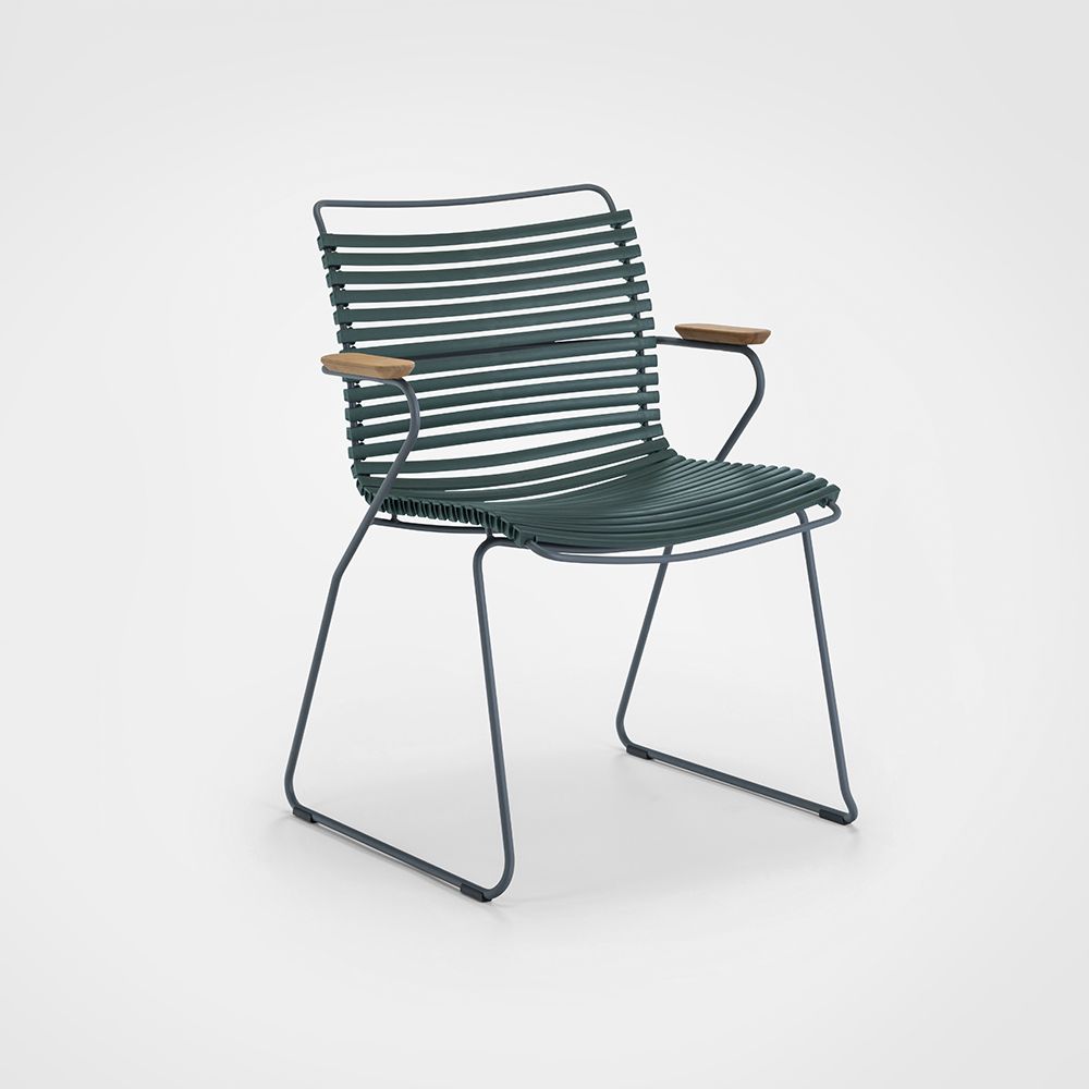 Houe Denmark - Židle CLICK s područkami, zelená - 