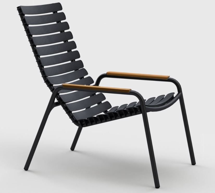 Houe Denmark - Židle ReCLIPS s bambusovými područkami - 