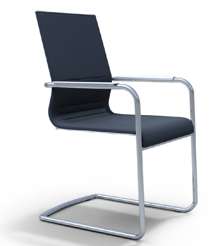 ICF - Stohovatelná židle STICK ATK Cantilever s vysokým opěrákem - 