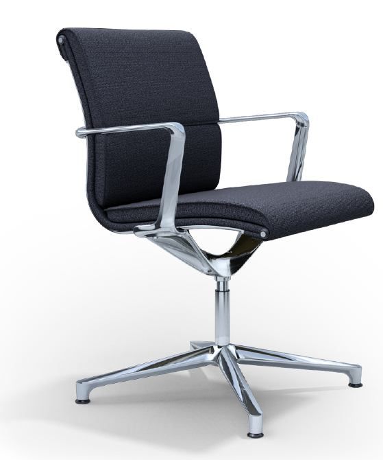 ICF - Židle UNA EXECUTIVE s nízkým opěrákem a područkami - 