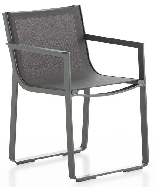 GANDIA BLASCO - Židle FLAT TEXTIL s područkami - 