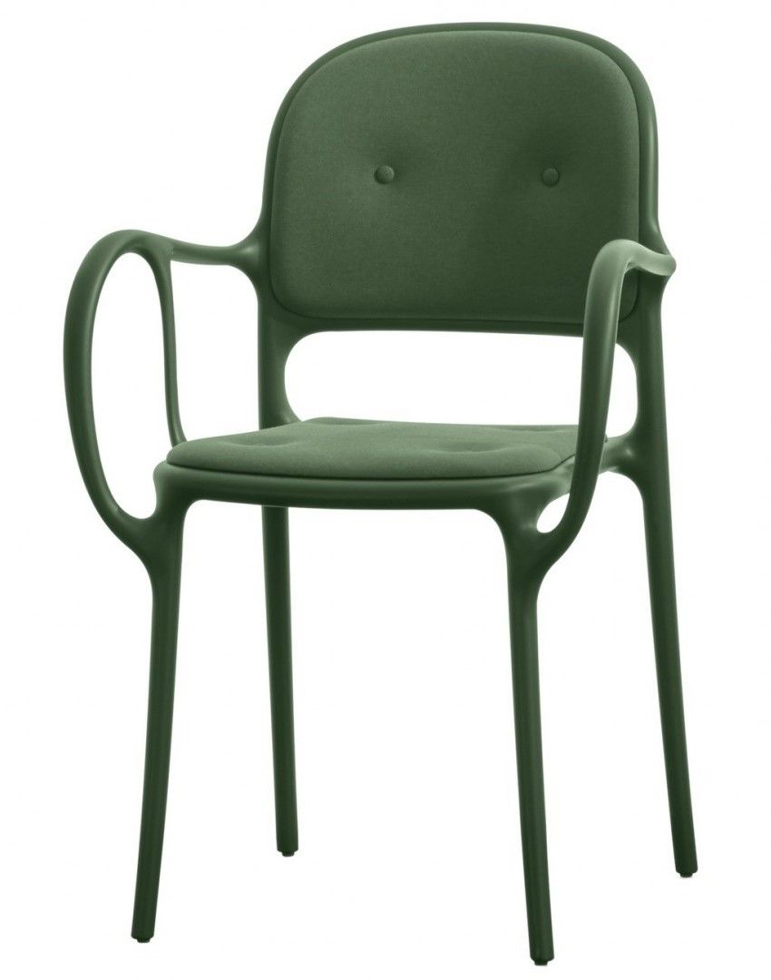 MAGIS - Čalouněná židle MILA - zelená - 