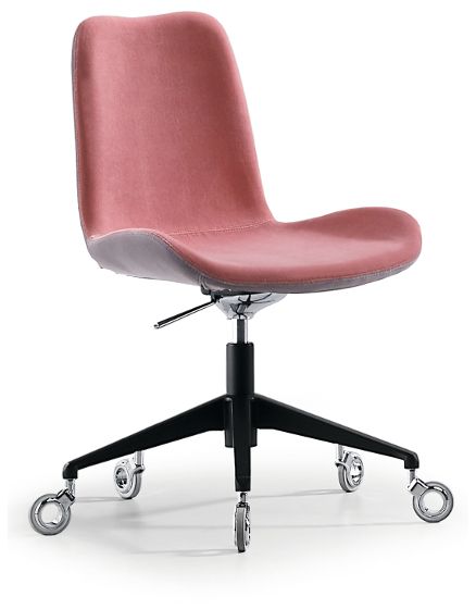 MIDJ - Dvoubarevná židle DALIA s kolečky - 