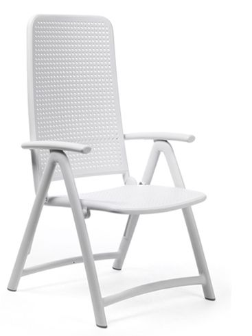 NARDI GARDEN - Skládací židle DARSENA bílá - 