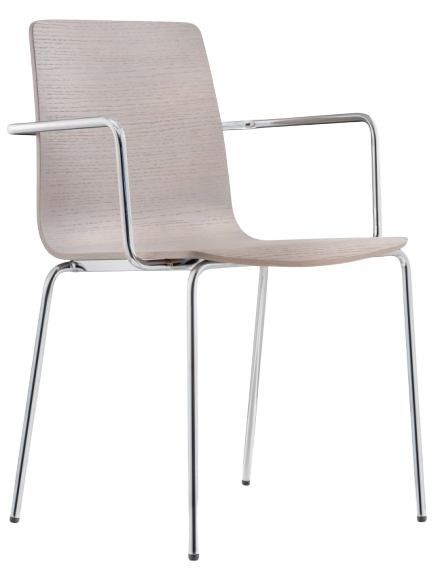 PEDRALI - Židle s područkami INGA 5614 DS - bělený dub - 