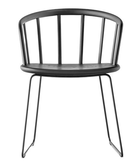PEDRALI - Židle s područkami NYM 2855 DS - černá - 