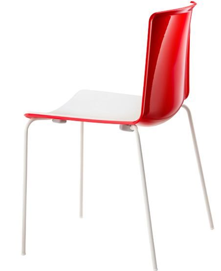 PEDRALI - Židle TWEET 890 bicolour DS - bílo-červená - 