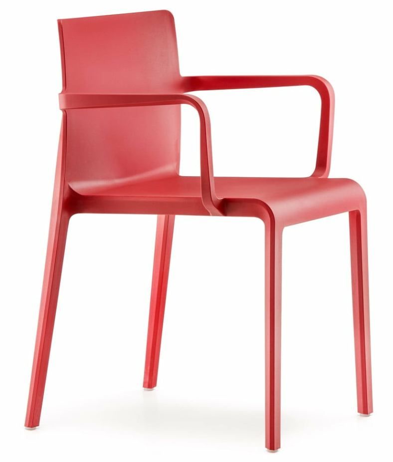 PEDRALI - Židle VOLT 675 DS s područkami - červená - 