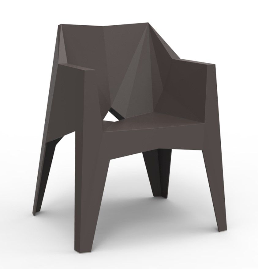 VONDOM - Židle VOXEL s područkami - bronzová - 