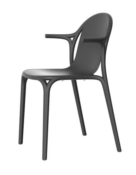 VONDOM - Židle BROOKLYN s područkami - černá - 