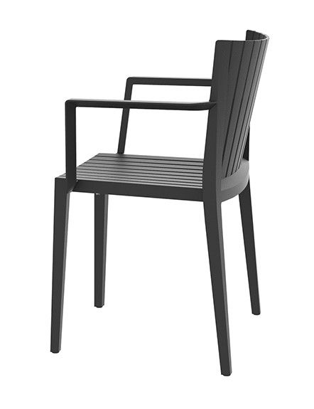 VONDOM - Židle SPRITZ s područkami - černá - 