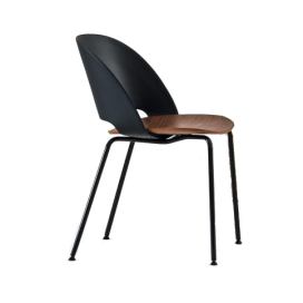 BONTEMPI - Židle POLO s dřevěným sedákem