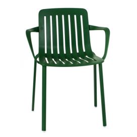 MAGIS - Židle PLATO s područkami - zelená