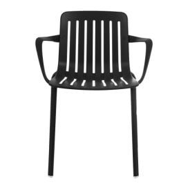 MAGIS - Židle PLATO s područkami - černá