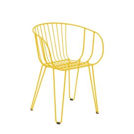 ISIMAR - Židle OLIVO - žlutá